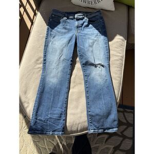 NWT Womens Edwin  Ankle Boyfriend Straight Leg Light Blue Wash Jeans SZ 31